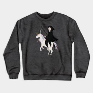 Death Riding Unicorn Crewneck Sweatshirt